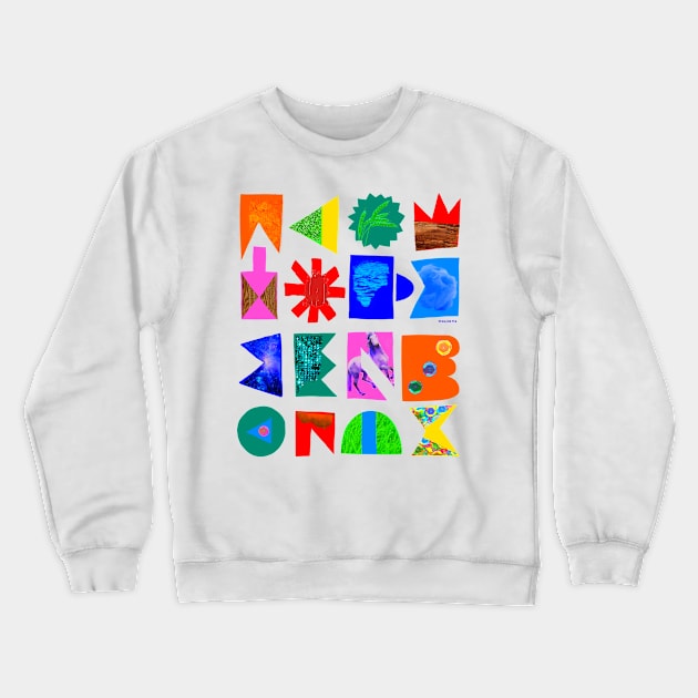 Shapes vs Shapes Part 3 Crewneck Sweatshirt by Irina's Family Art Circle 